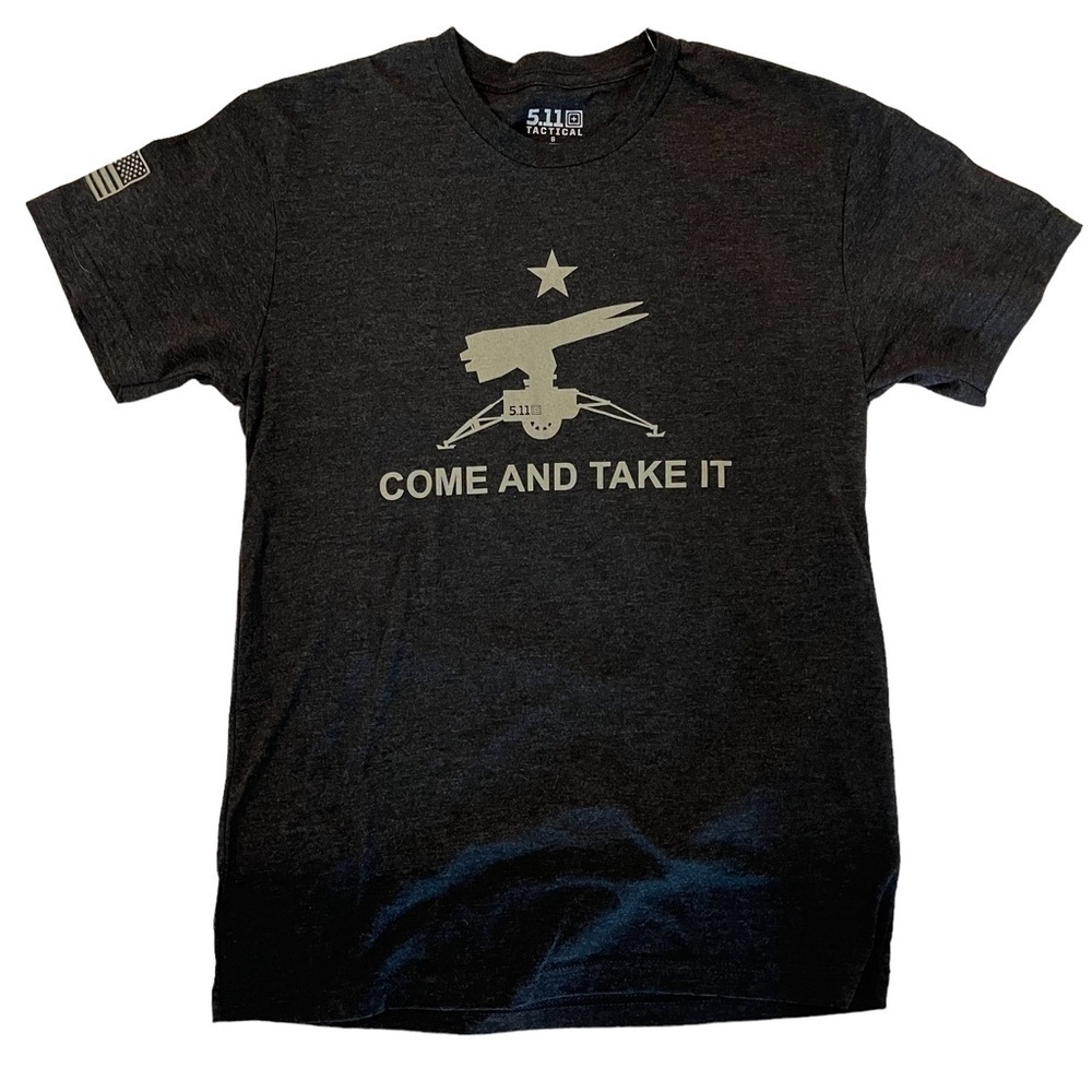 5.11 Tactical Tee Shirt Come And Take It Small Black NWT